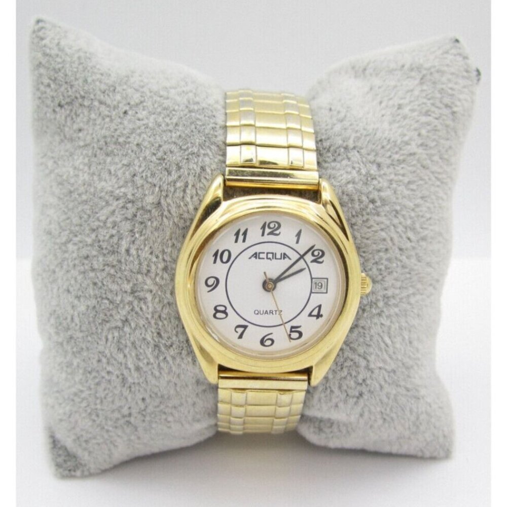 Women Acqua Quartz WR Analog 28mm Round Watch (H208) "New Battery"